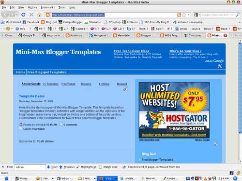 Mini-Max Blogger Template Mini-Max Blogger Template